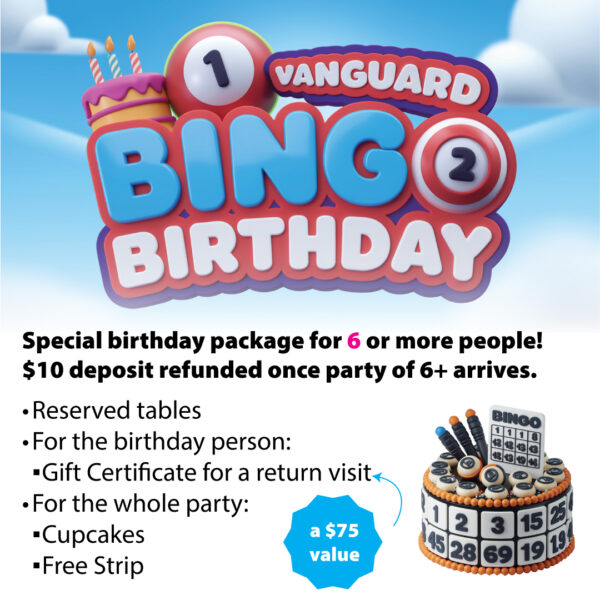 Bingo Birthday Deposit: Santa Clara