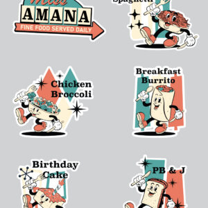 Miss Amana - Sponsor & Member Stickers